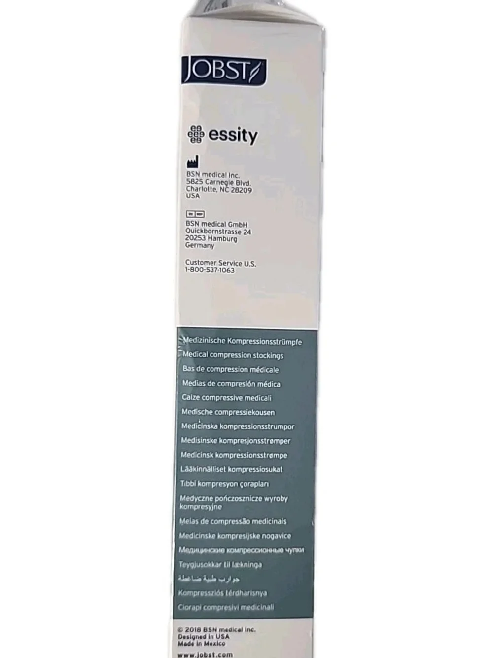 Jobst Medical Compression Legwear Thigh High CT Large Black 15-20 mmHg 114828